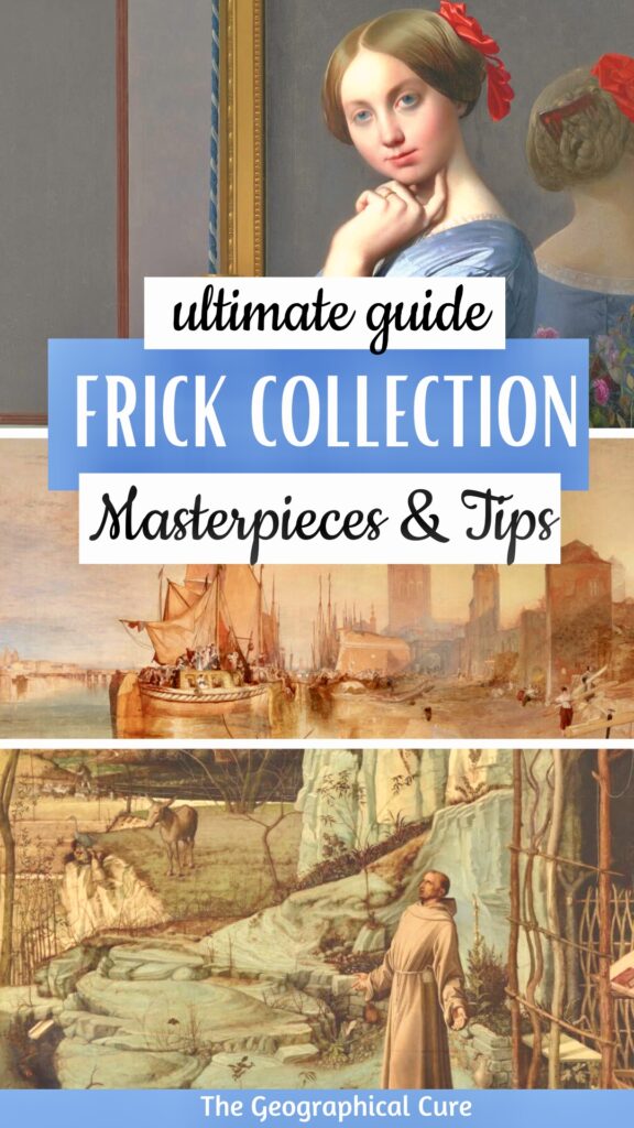 Pinterest pin for guide to the Frick Collection 