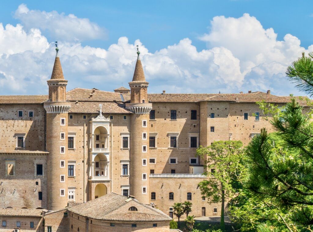 western facade of the Ducal Palace