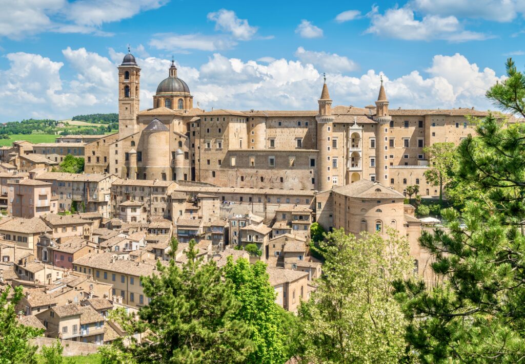 Ducal Palace in Urbino, one of the best Renaissance courts In Italy