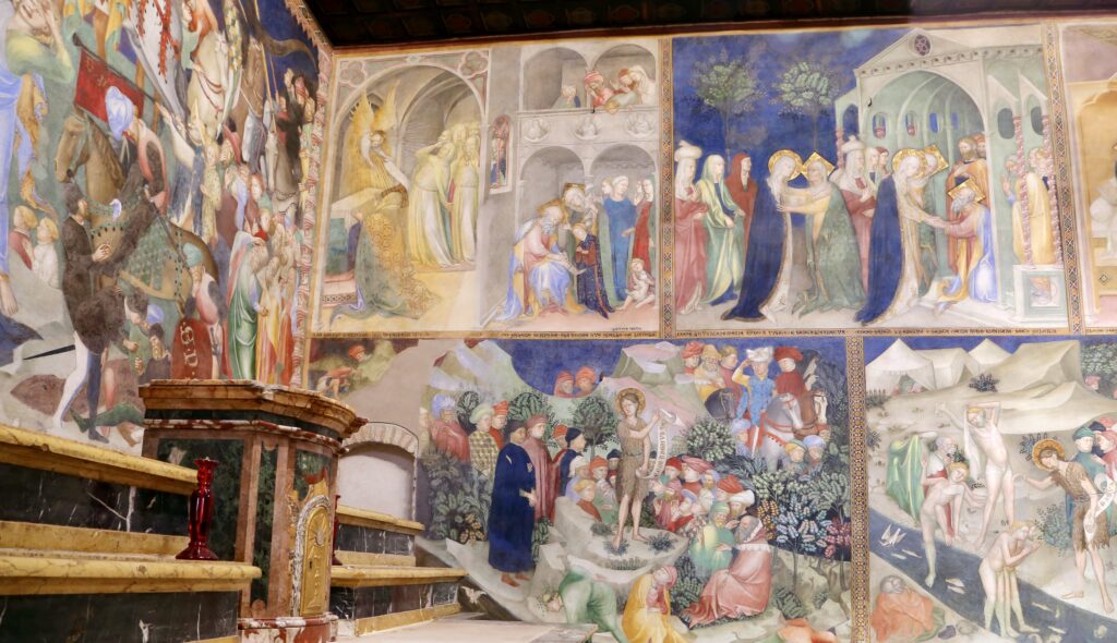 frescoes in the Oratory of St. John