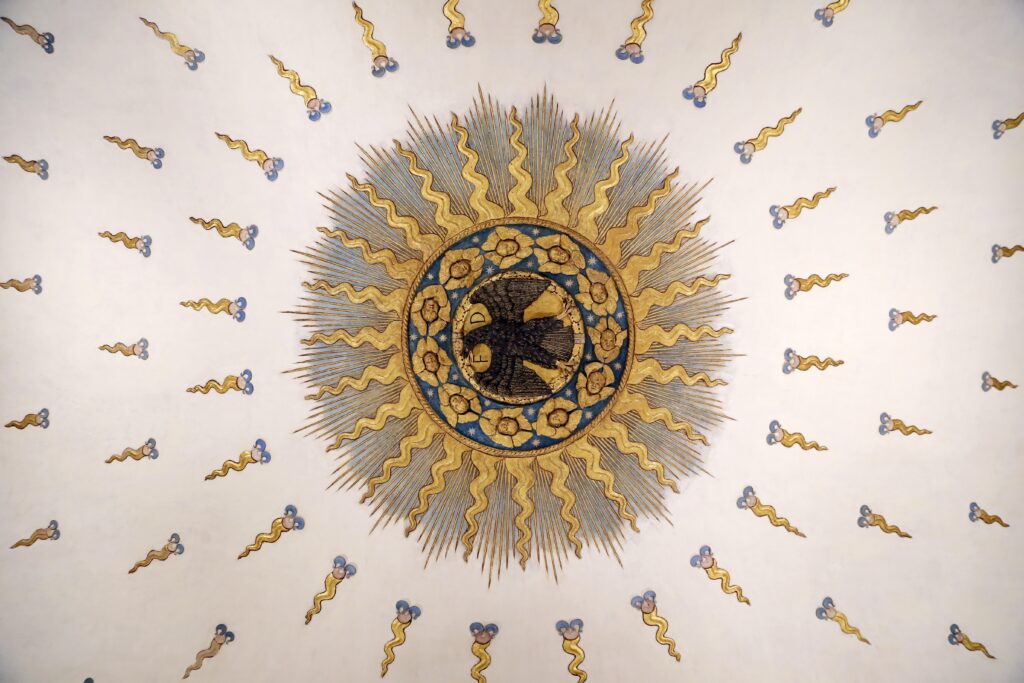 eagle in the sun ceiling