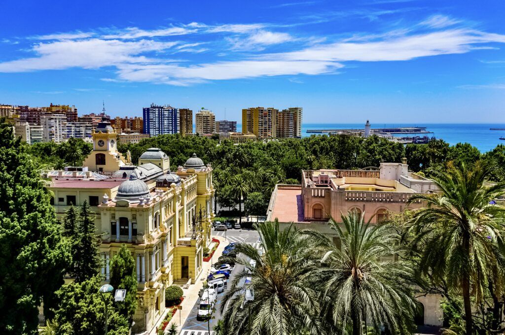 view from Castillo de Gibralfaro