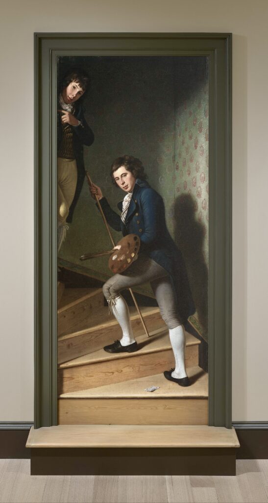 Charles Willson Peale, Staircase Group, 1795