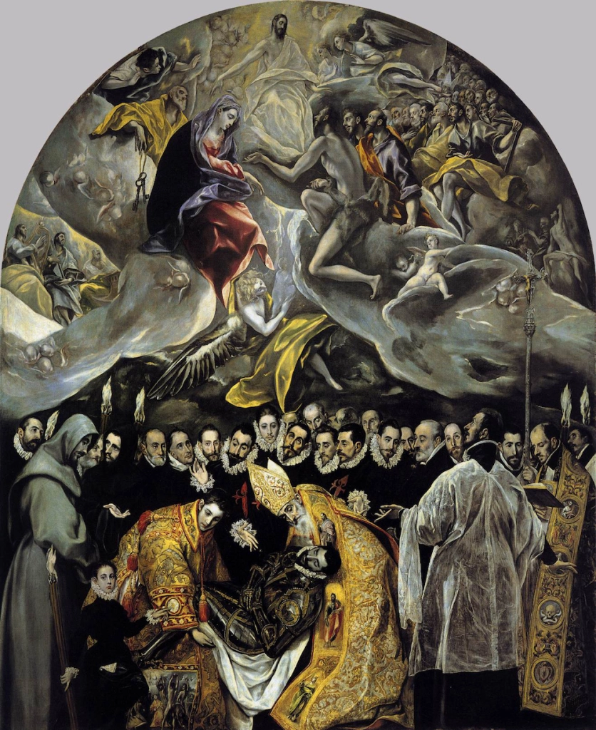 El Greco, The Burial of Count Ornaz, 1586