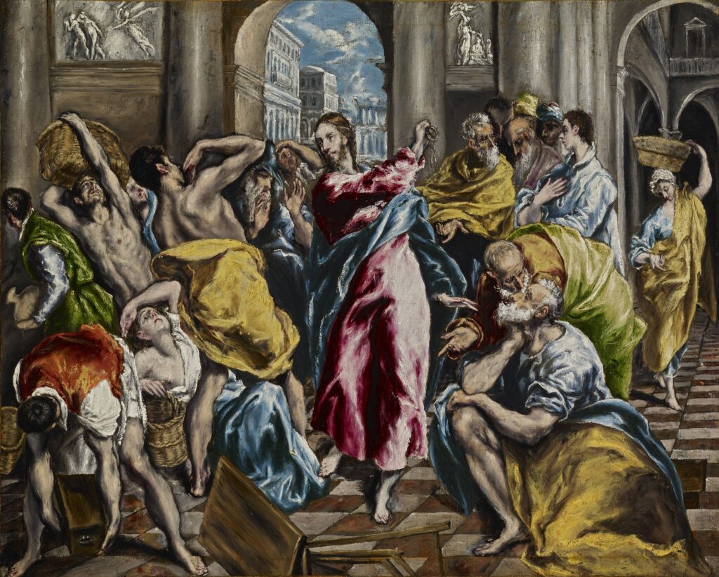El Greco, Purification of the Temple, 1600