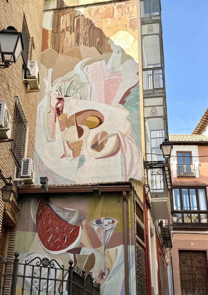 street art painting on a building