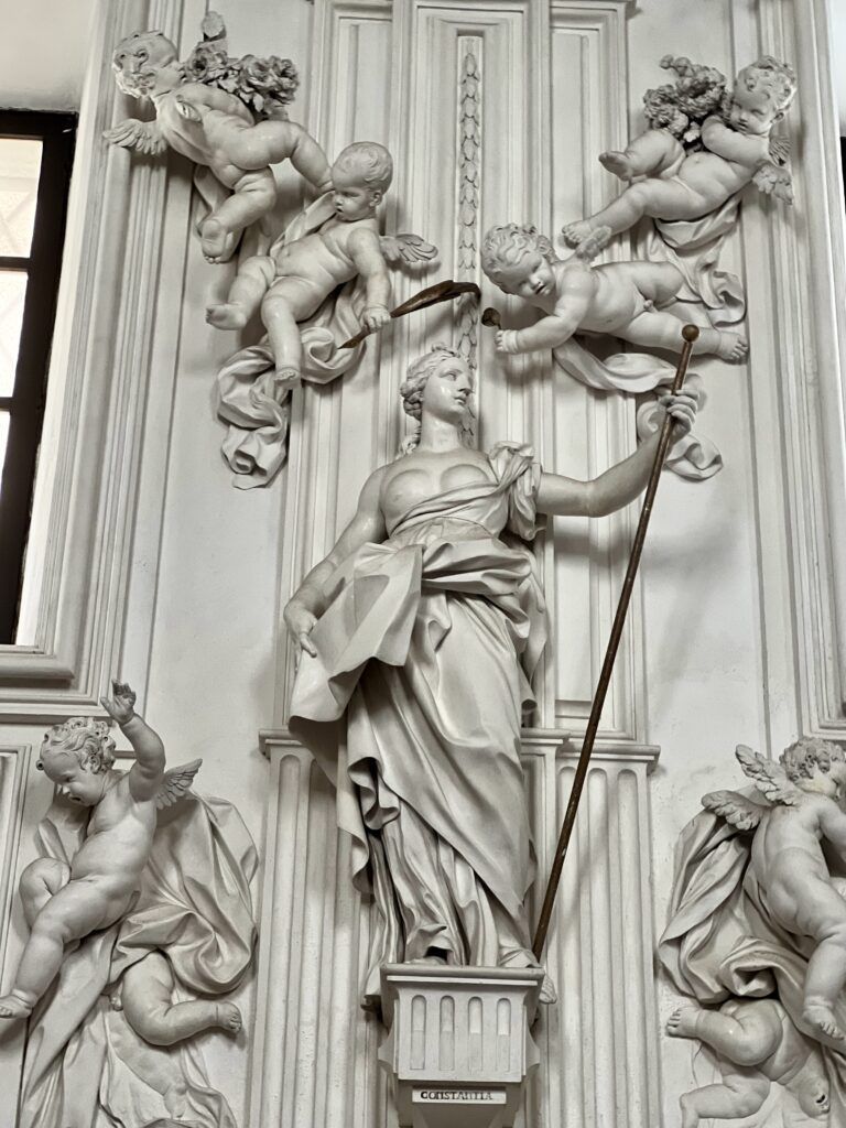 sculpture in the cathedral