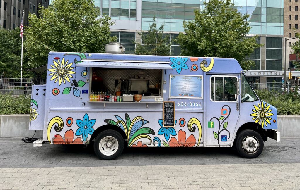 food truck in Love Park