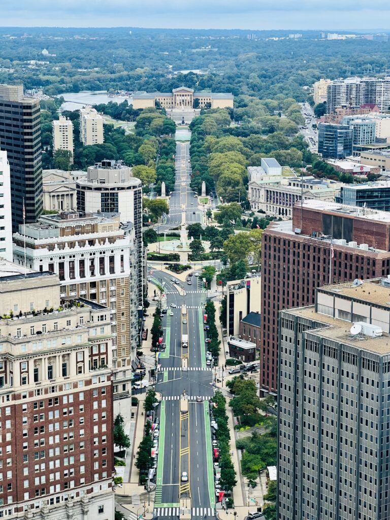 view from the tower