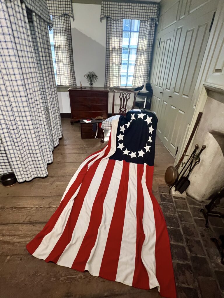 flag in the flag room