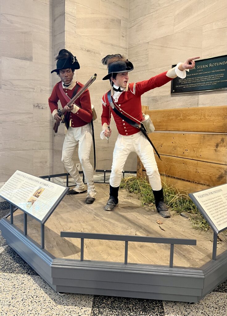 exhibit in the Museum of the American Revolution