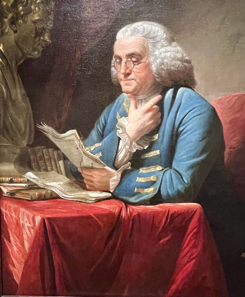 David Martin, Bejamin Franklin, 1767