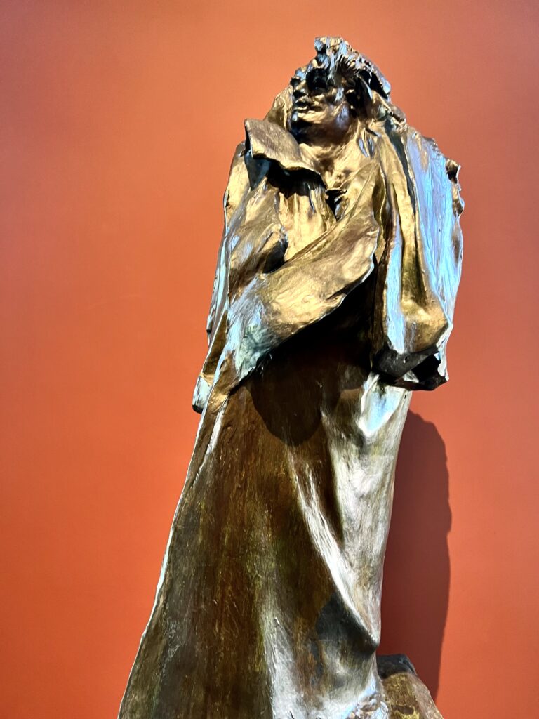 smaller statue of Balzac
