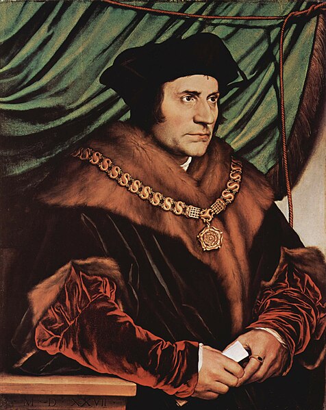 Holbein, Sir Thomas Moore, 1527