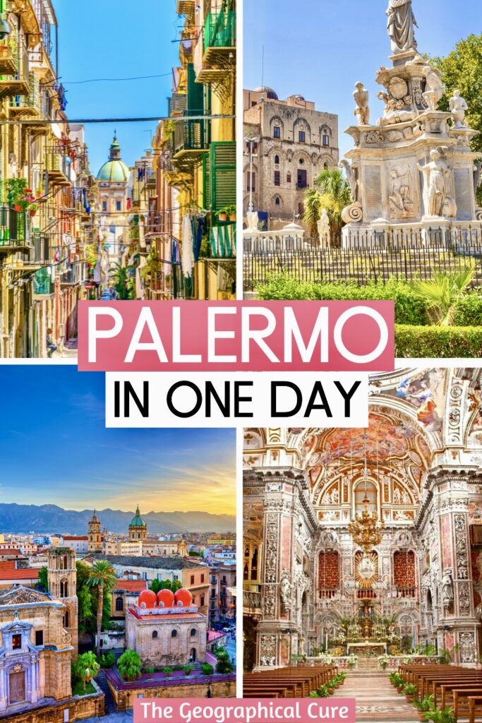 Pinterest pin for one day in Palermo itinerary