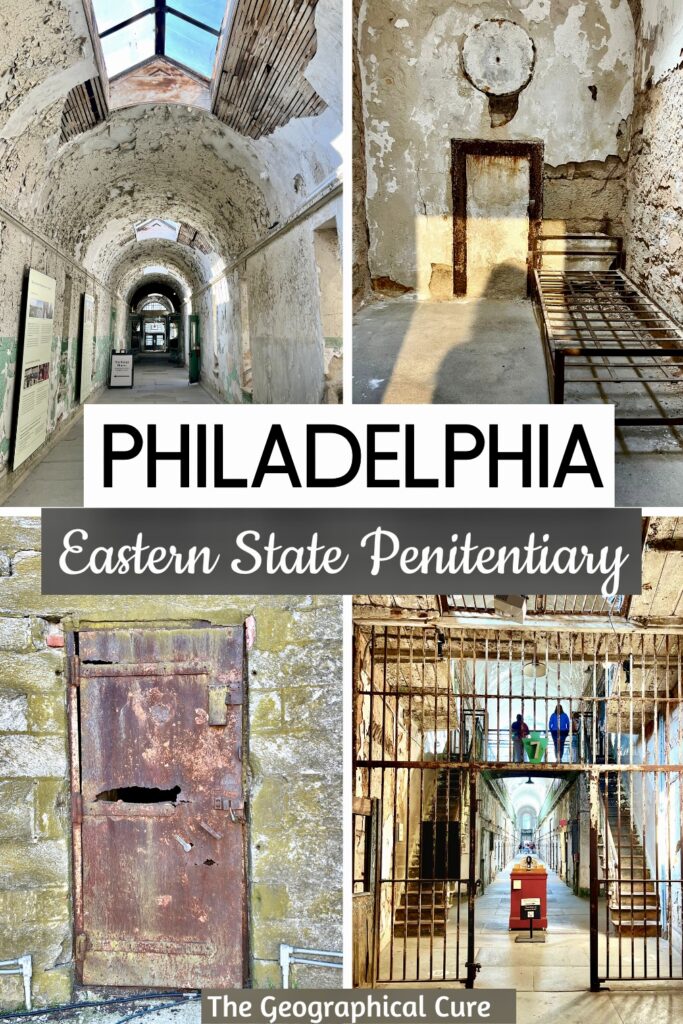 Pinterest pin for guide to Eastern State Penitentiary