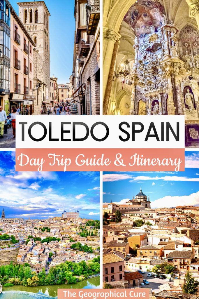 Pinterest pin for one day in Toledo itinerary and day trip guide