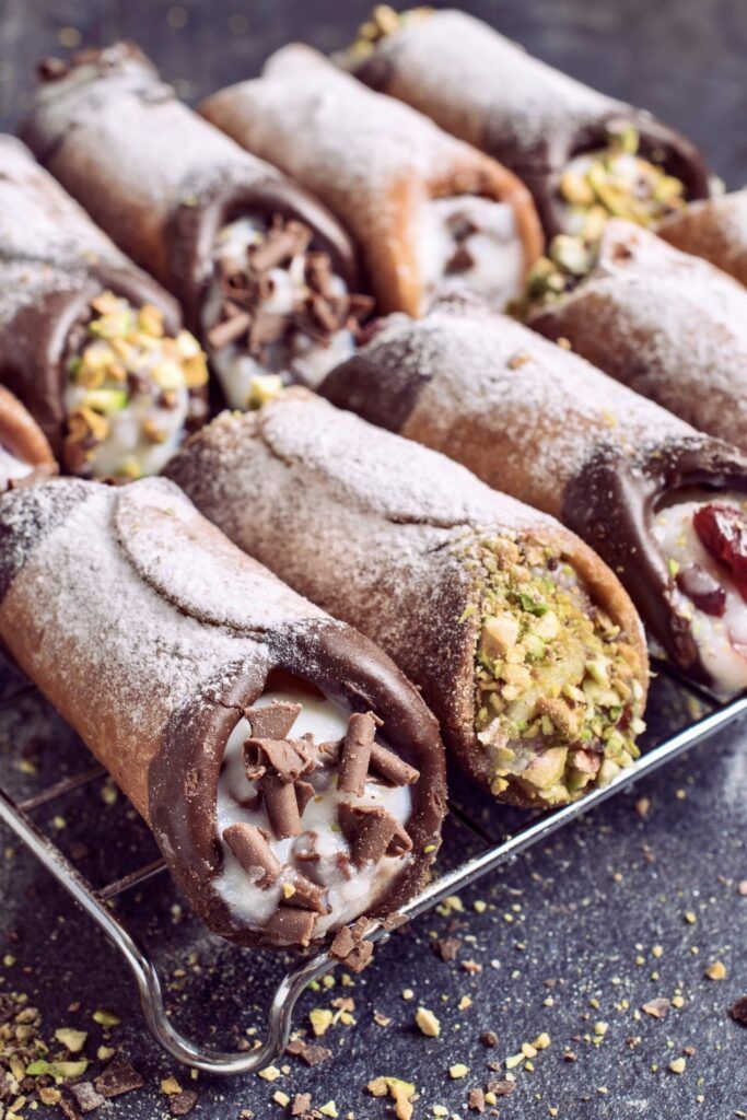 Sicilian cannoli