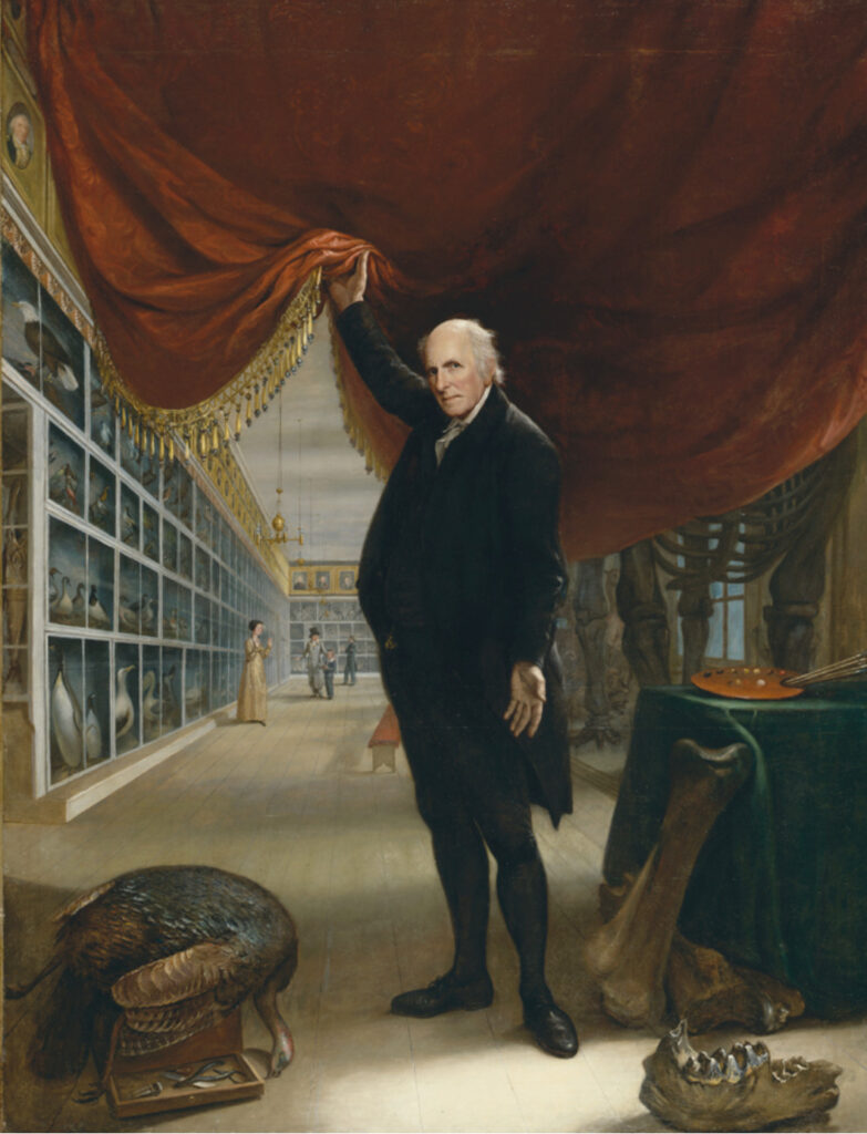 Charles Willson Peale, Artist in his Museum, 1822