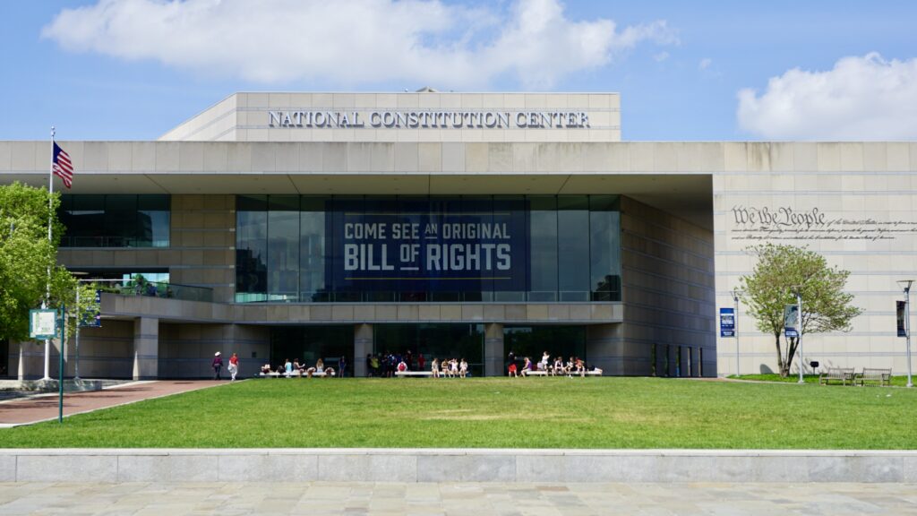 National Constitution Center, one of the best history museums in Philadelphia
