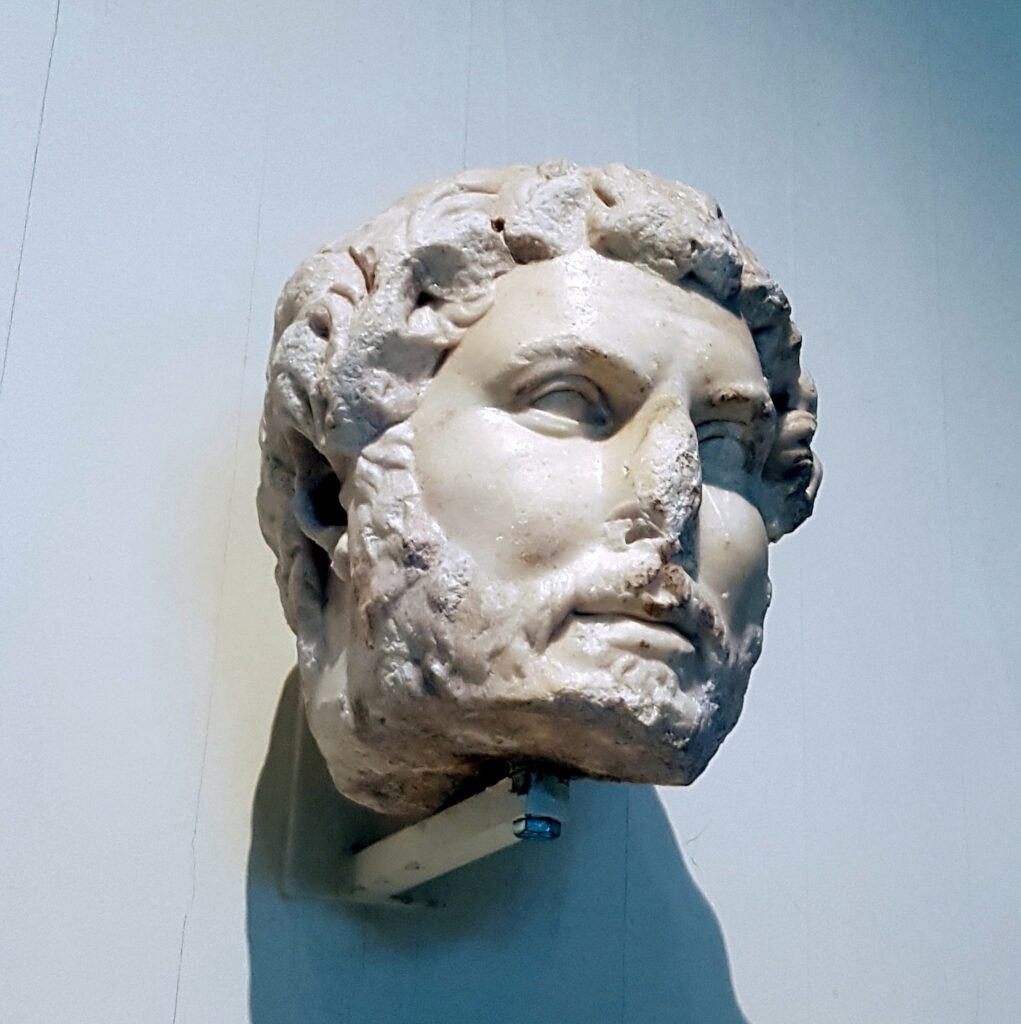 bust of Emperor Hadrian, 120-140 A.D.
