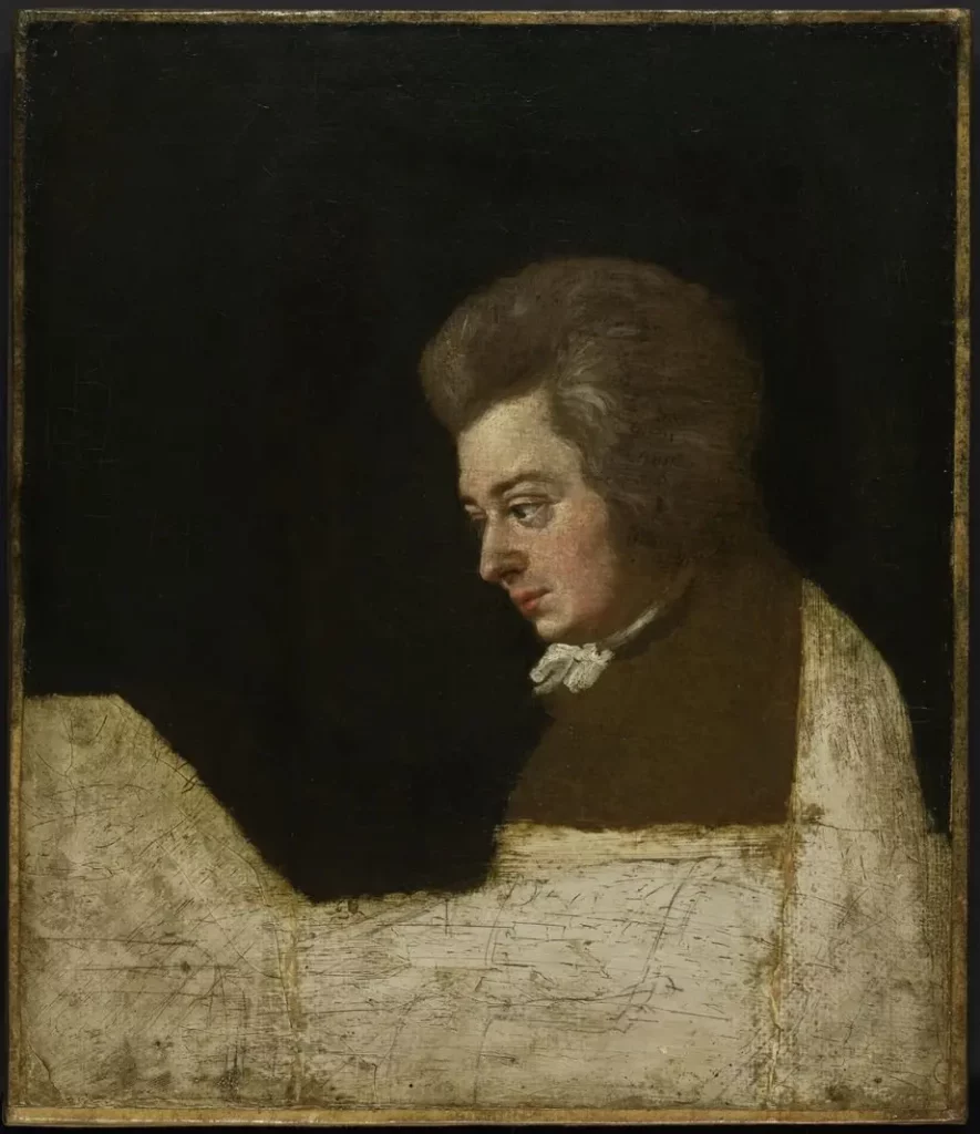 Joseph Lange, Mozart at the Pianoforte, 1789