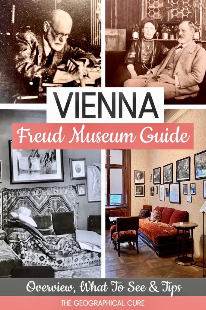 Pinterest pin for guide to the Freud Museum in Vienna