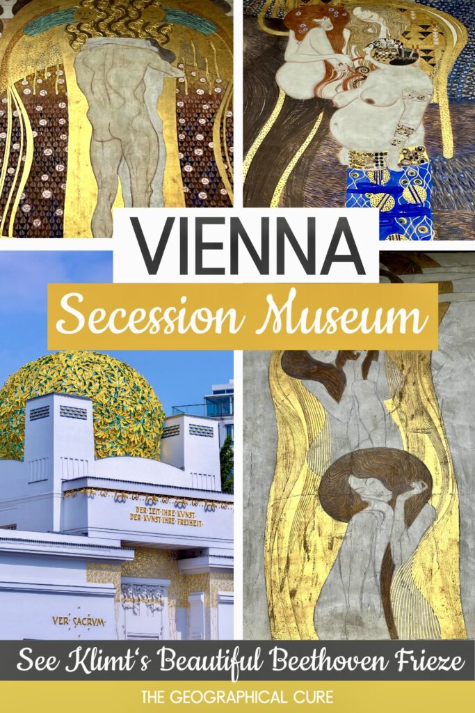 Exploring Vienna? Don't miss the iconic Vienna Secession Museum. It's home to the famous gilded Beethoven Frieze by Art Nouveau artist Gustav Klimt. This makes it a must-visit for art lovers and Klimt enthusiasts. This comprehensive Vienna Secession guide takes you through the historic Secessionist movement, the building's architecture, and describes Klimt's iconic Beethoven Frieze. You'll also get insider tips for an enriching visit to this Vienna landmark.