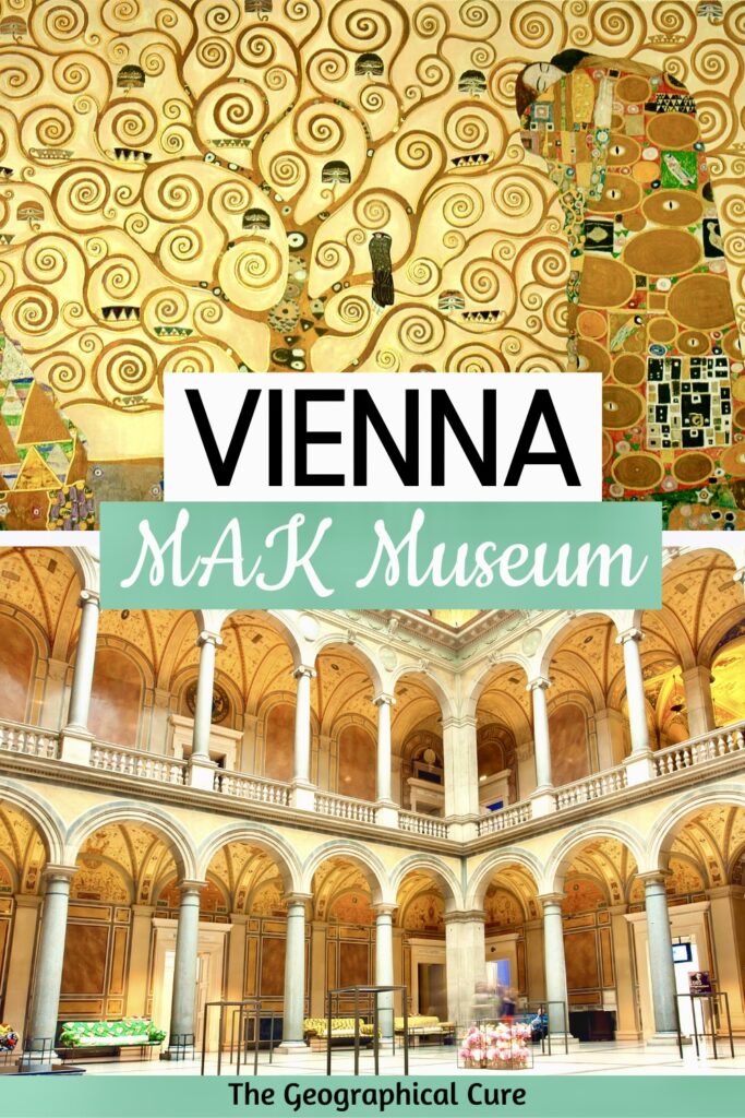 Pinterest pin for guide to the MAK Museum in Vienna
