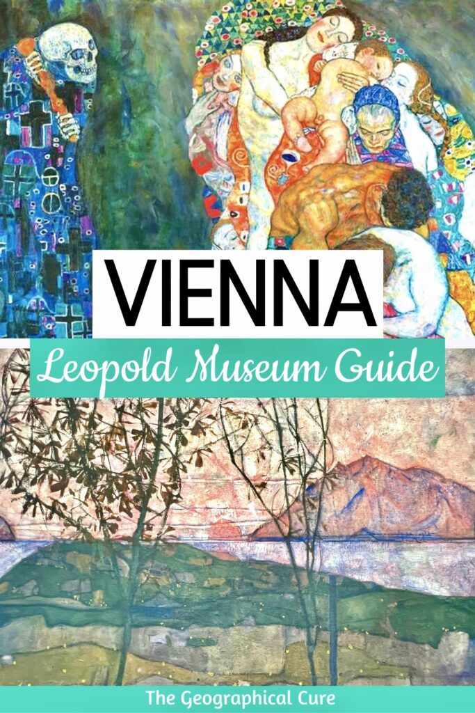 Pinterest pin for guide to Vienna's Leopold Museum