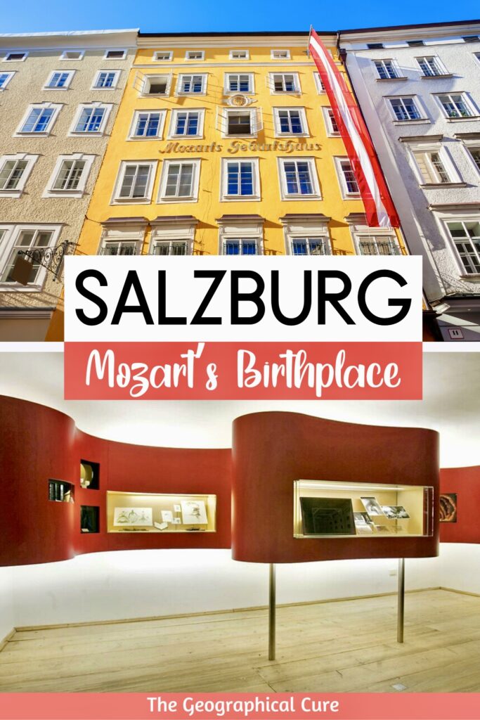 Pinterest pin for guide to Mozart's Birthplace