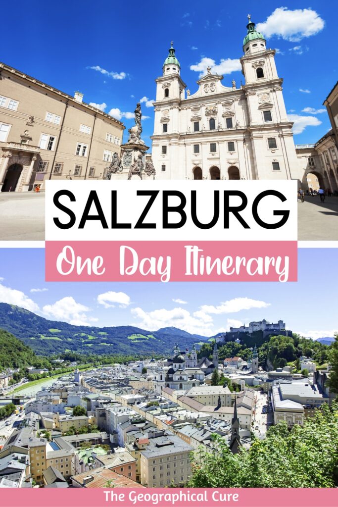 Pinterest pin for one day in Salzburg itinerary and day trip guide