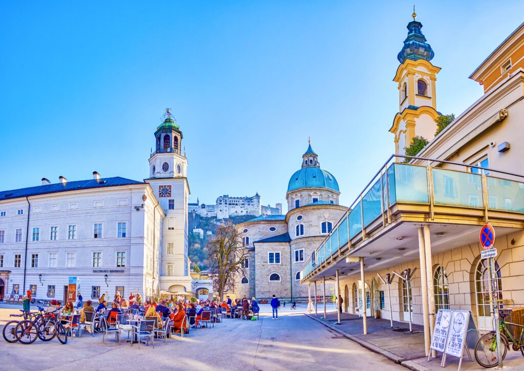Mozartplatz in Salzburg
