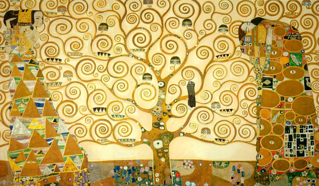 Tree of Life in Klimt's Stoclet Frieze