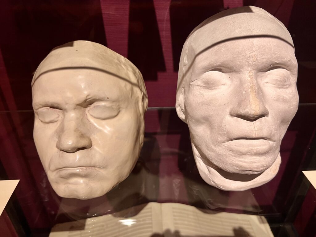 Beethoven's life and death masks