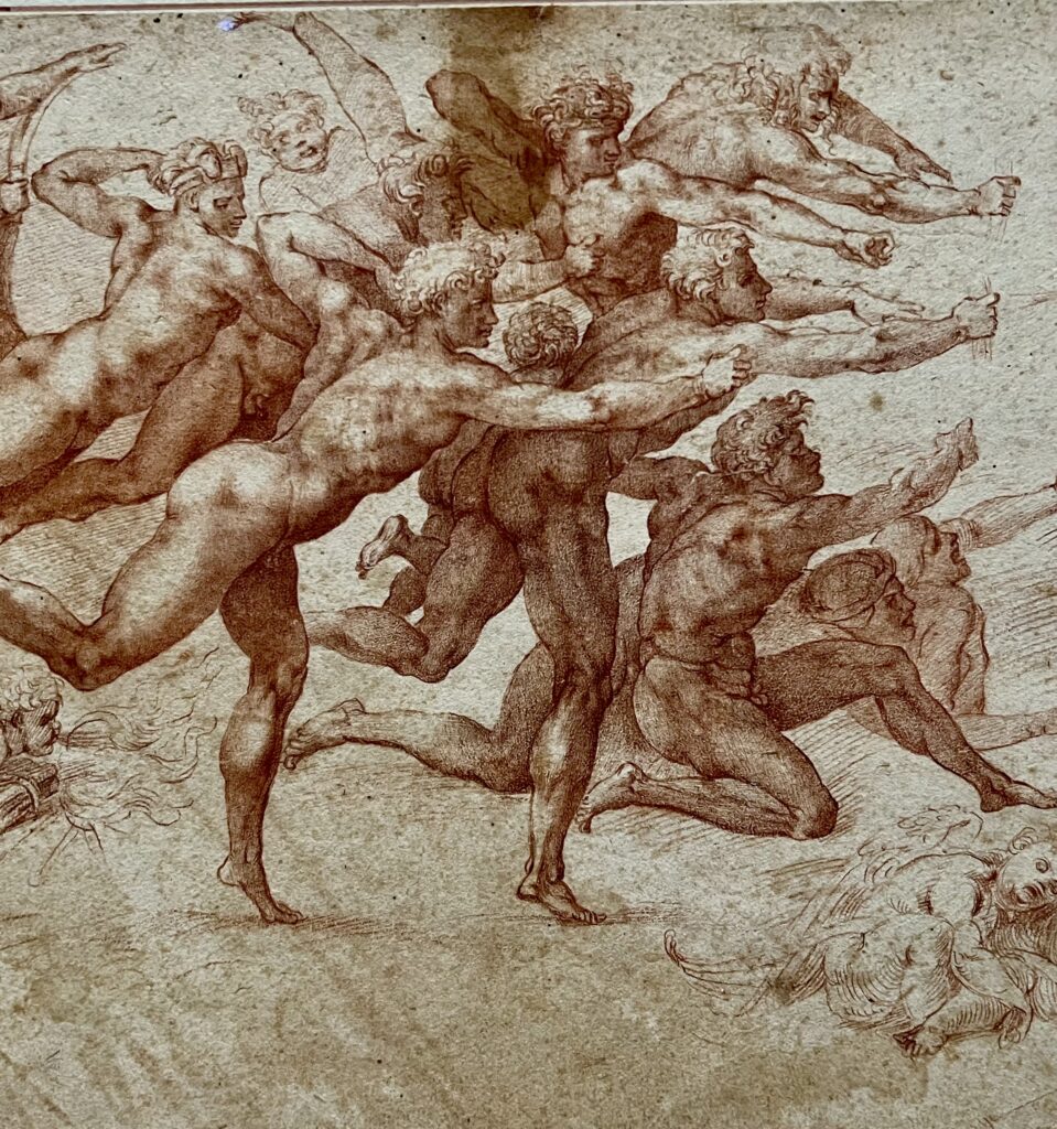 Michelangelo drawing for the Battle of Cascina