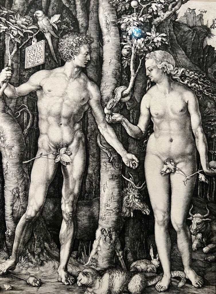 Durer, Adam and Eve, 1504