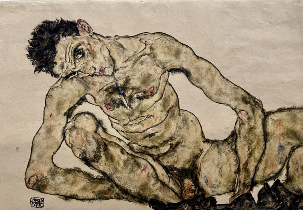Egon Schiele, Nude Self-Portrait, 1916