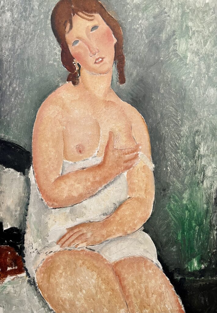 Modigliani, Female Semi-Nude, 1918