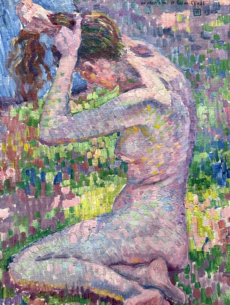 Theo Van Rysselberghe, Seated Nude, 1905