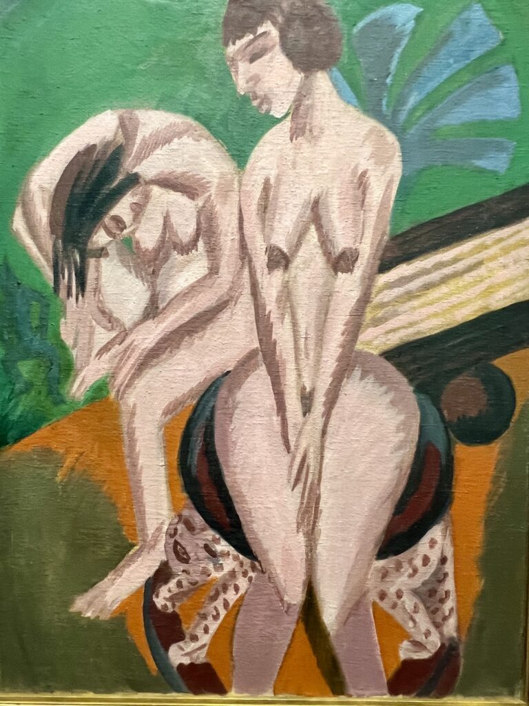 Ernst Kirchner, Two Nudes in a Room, 1914