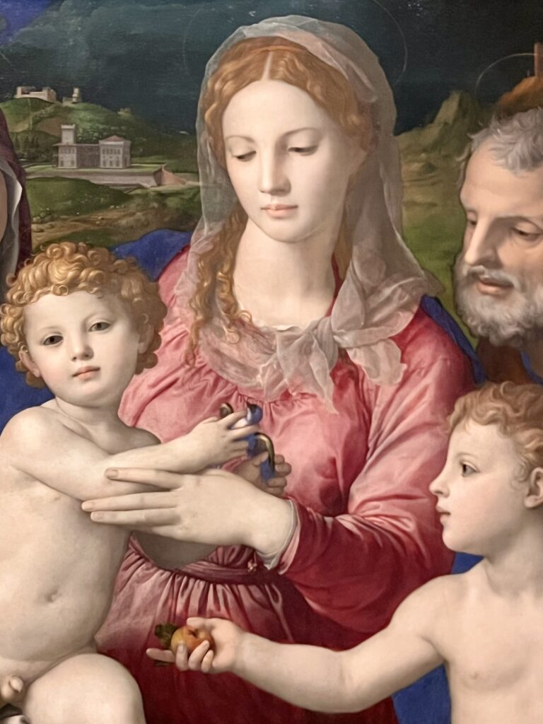 Bronzino, The Holy Family with St. Anna and the Boy John, 1540
