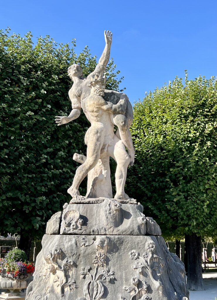 sculpture in Mirabell gardens