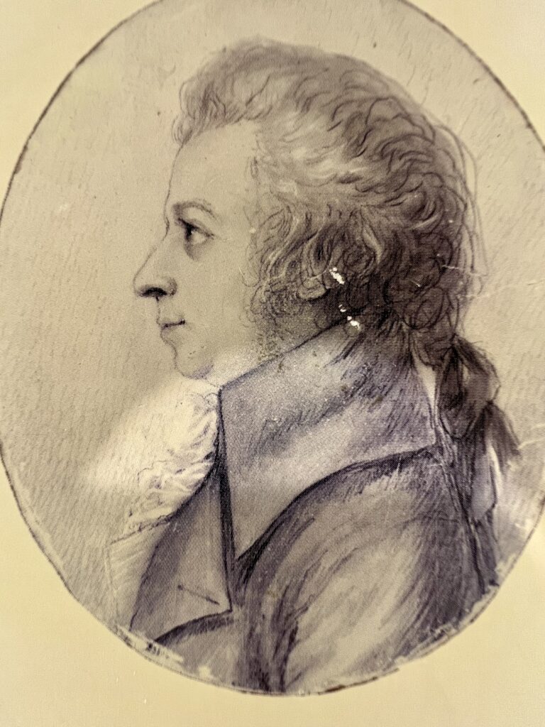 silverpoint pen drawing considered the most authentic portrait of Mozart
