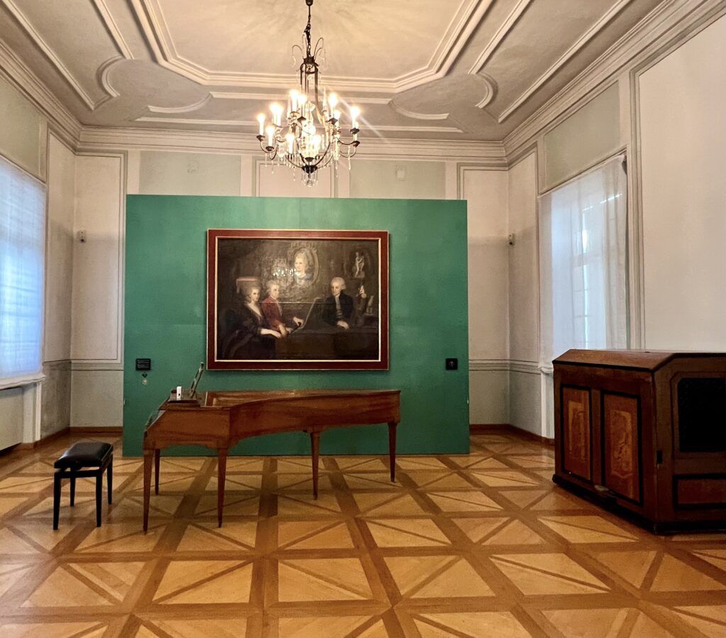 Mozart's piano in the Dance Master's House