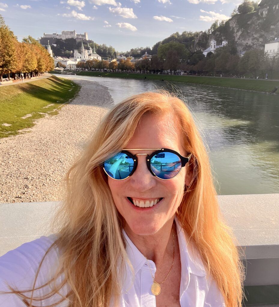 me enjoying the views in Salzburg