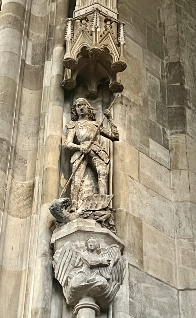 sculpture in the cathedral