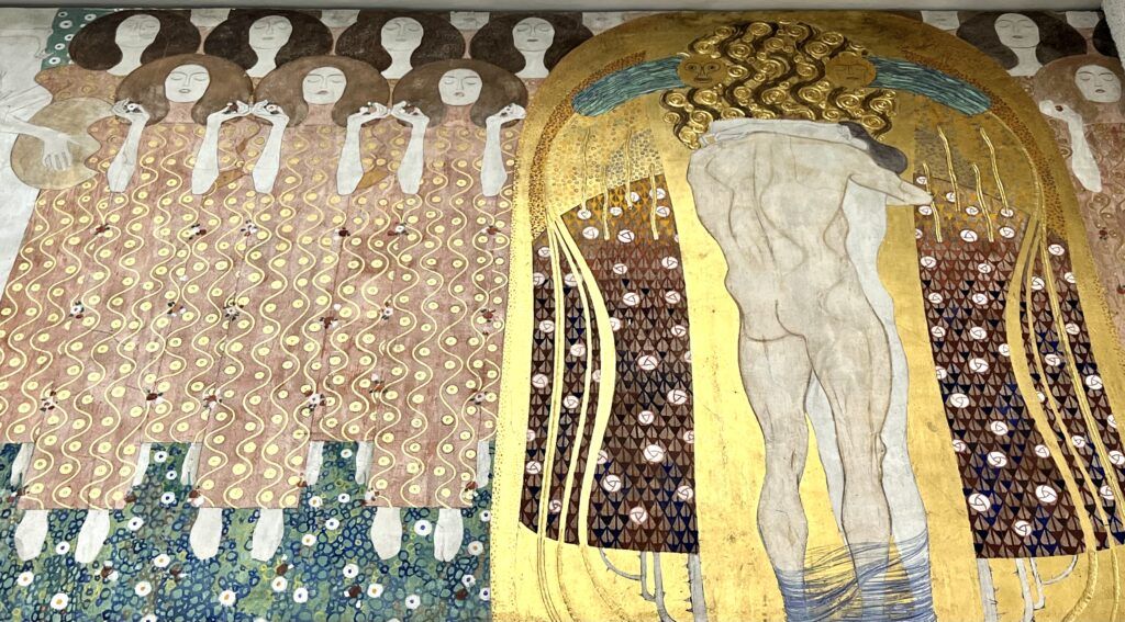 detail of the Beethoven Frieze