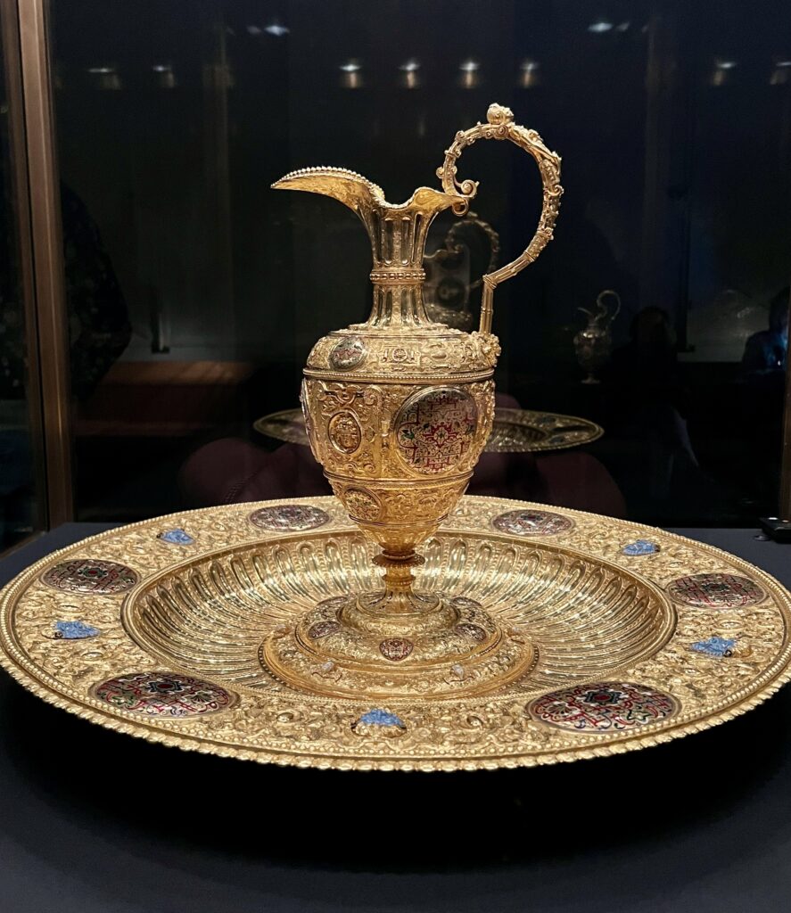 ewer and basin for imperial baptism