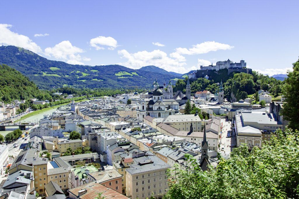 cityscape of Salzburg